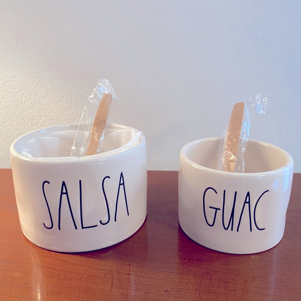Rae Dunn Salsa & Guac Bowl Set